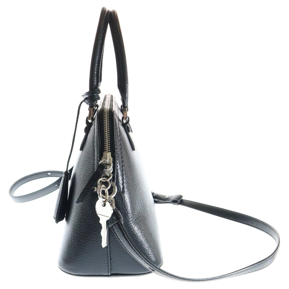 Maison Martin Margiela(メゾンマルタンマルジェラ) 5AC 2WAY ショルダーバッグ ハンドバッグ ブラック レザー×ナイロン