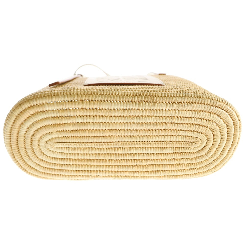 LOEWE ロゴ入り かごバッグ ベージュ/ホワイト LOEWE ロゴ入り かごバッグ ベージュ/ホワイト LOEWE ロゴ入り