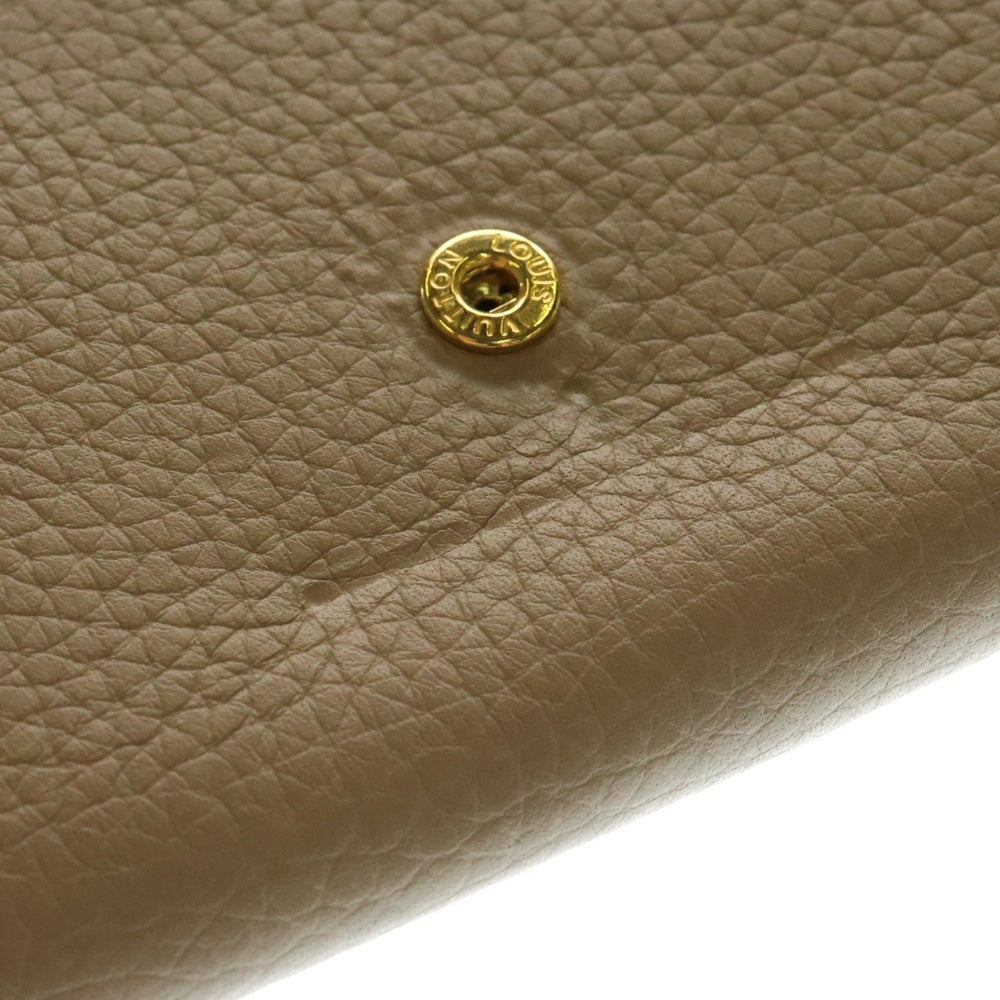 LOUIS VUITTON(ルイヴィトン) ポルトフォイユ カプシーヌ ロングウォレット 長財布 カードケース ベージュ ゴールド金具 レザー M61249