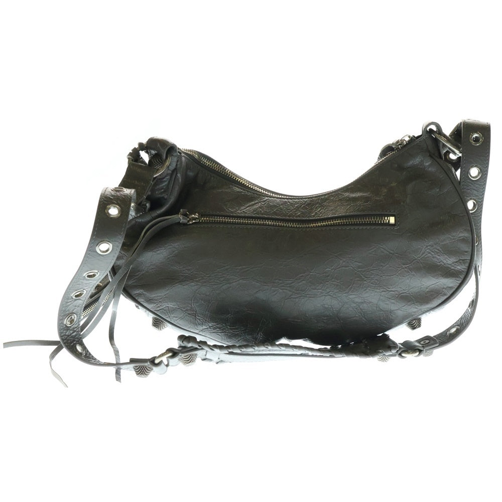 BALENCIAGA(バレンシアガ) ル カゴール ショルダーバッグ ワンショルダーバッグ グレージュ レザー シルバー金具 671307