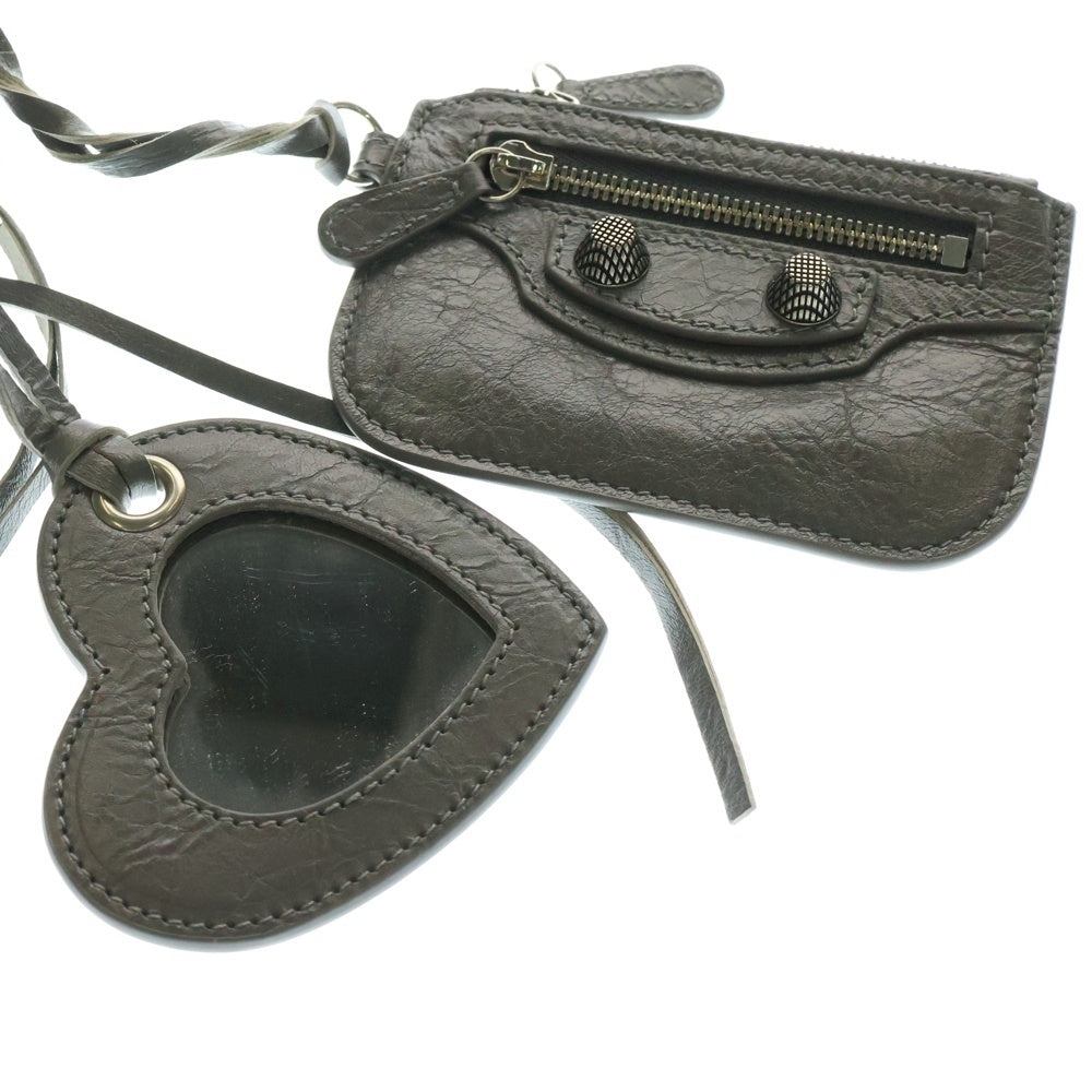 BALENCIAGA(バレンシアガ) ル カゴール ショルダーバッグ ワンショルダーバッグ グレージュ レザー シルバー金具 671307