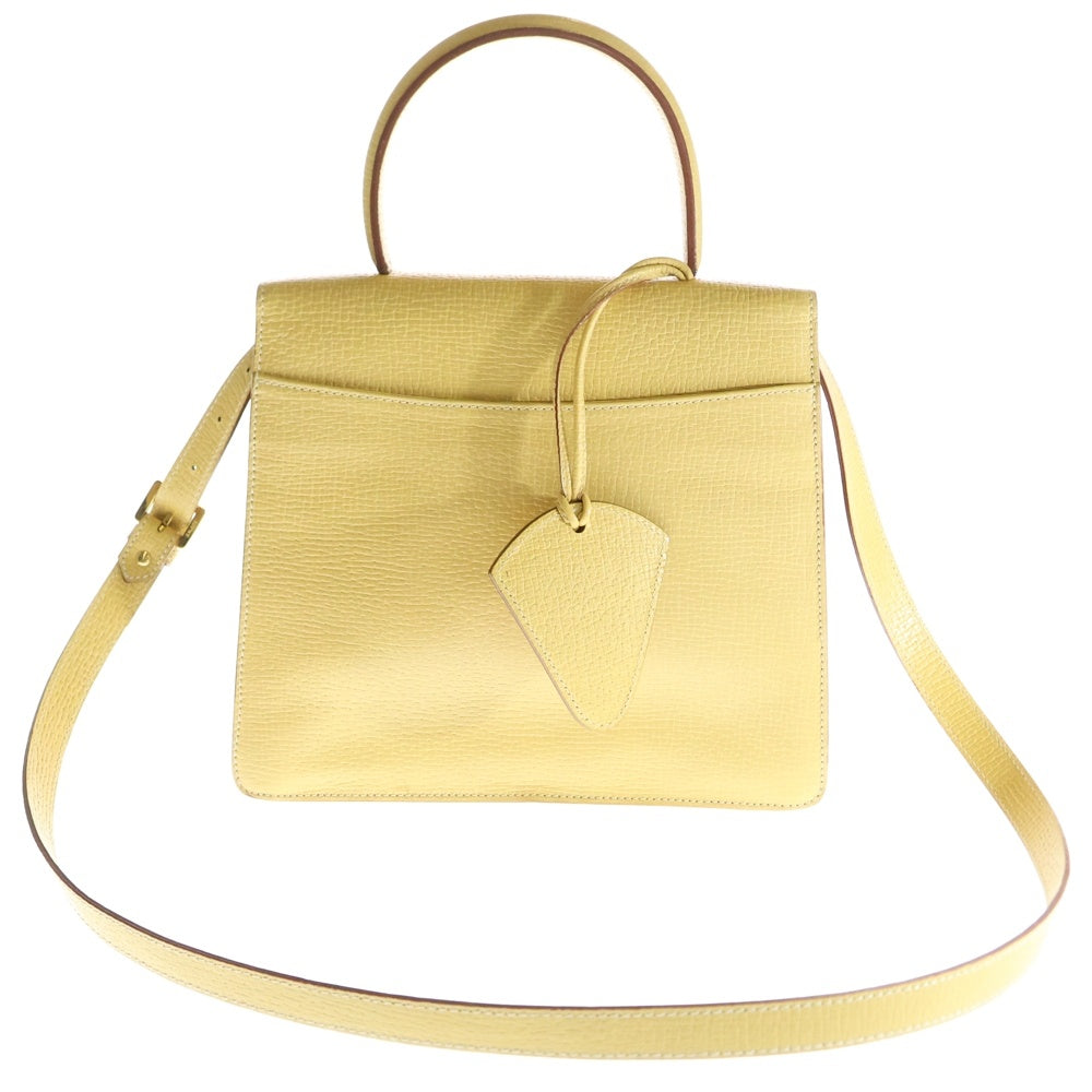 LOEWE(ロエベ) バルセロナ ハンドバッグ イエロー レザー ヴィンテージ