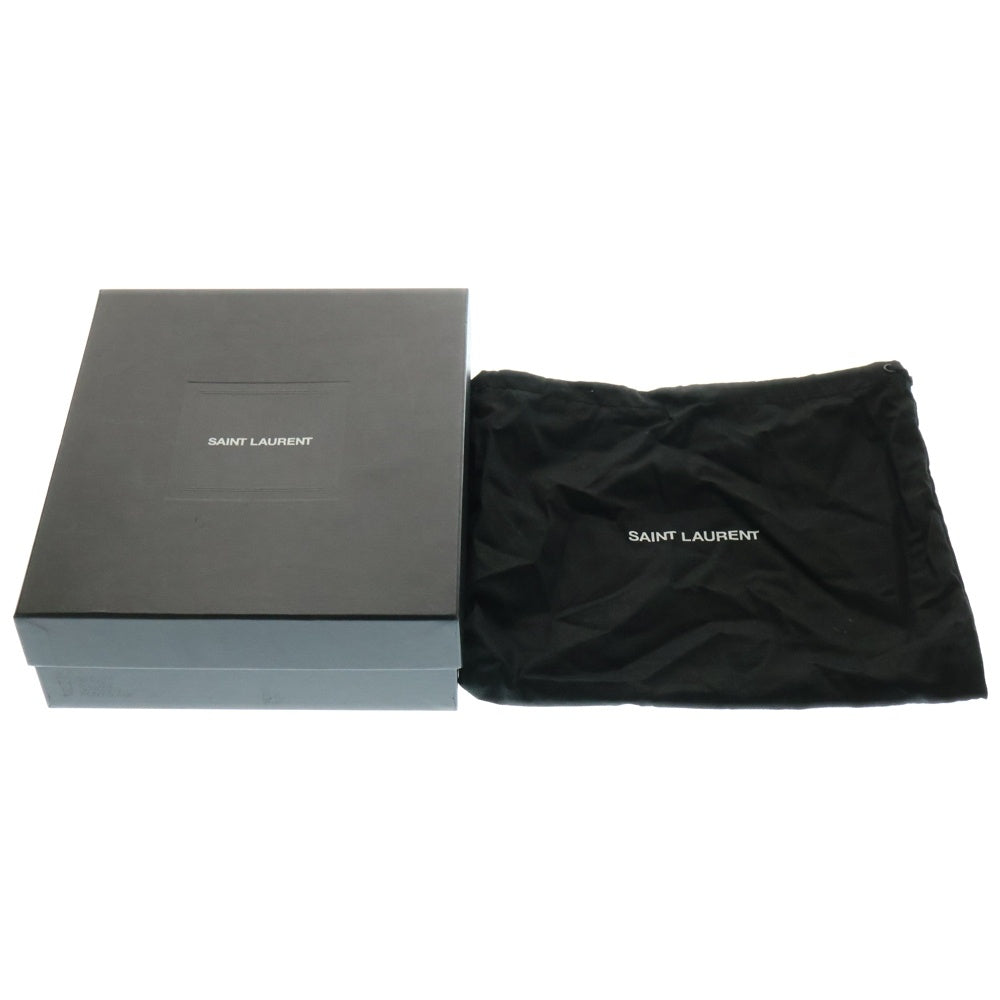 サンローラン クラッチバッグ Yライン ブルー レザー ゴールド金具 000000047593_1_wKBkS63.jpg