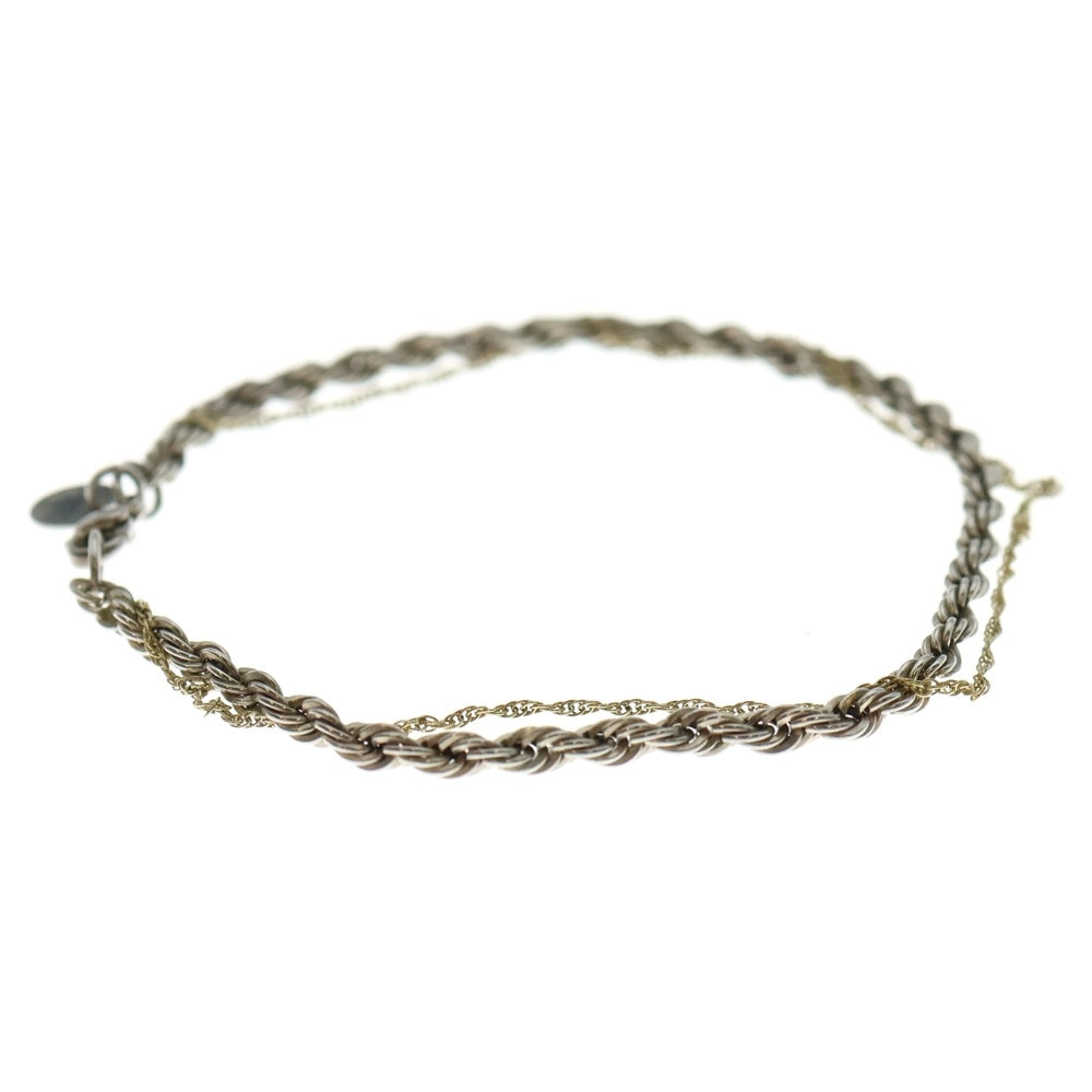 TIFFANY&Co(ティファニー) スクリューツイストブレスレット シルバー×ゴールド 5.7g