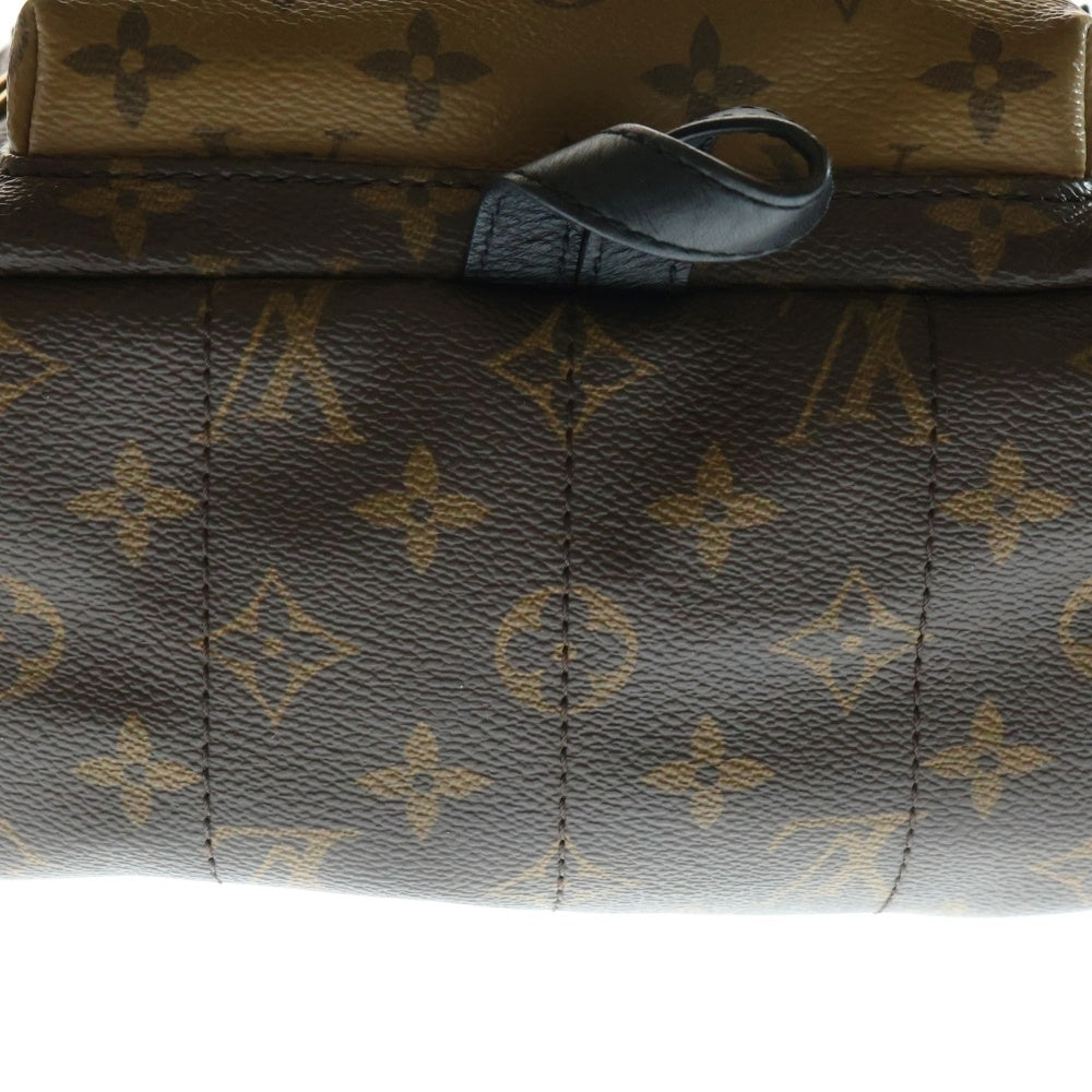 LOUIS VUITTON(ルイヴィトン) パームスプリングス バックパックPM モノグラム リバース PVC レザー リュックサック ゴールド金具 ブラウン/ブラック M43116