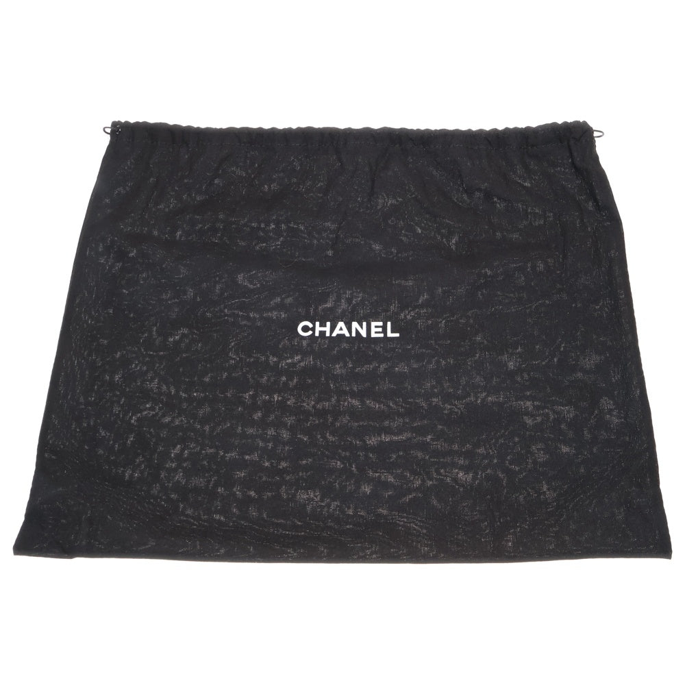 CHANEL(シャネル) デカマトラッセ30 ココマーク キャビアスキン レザー Sフラップ/Wチェーンショルダーバッグ SV金具 ブラック