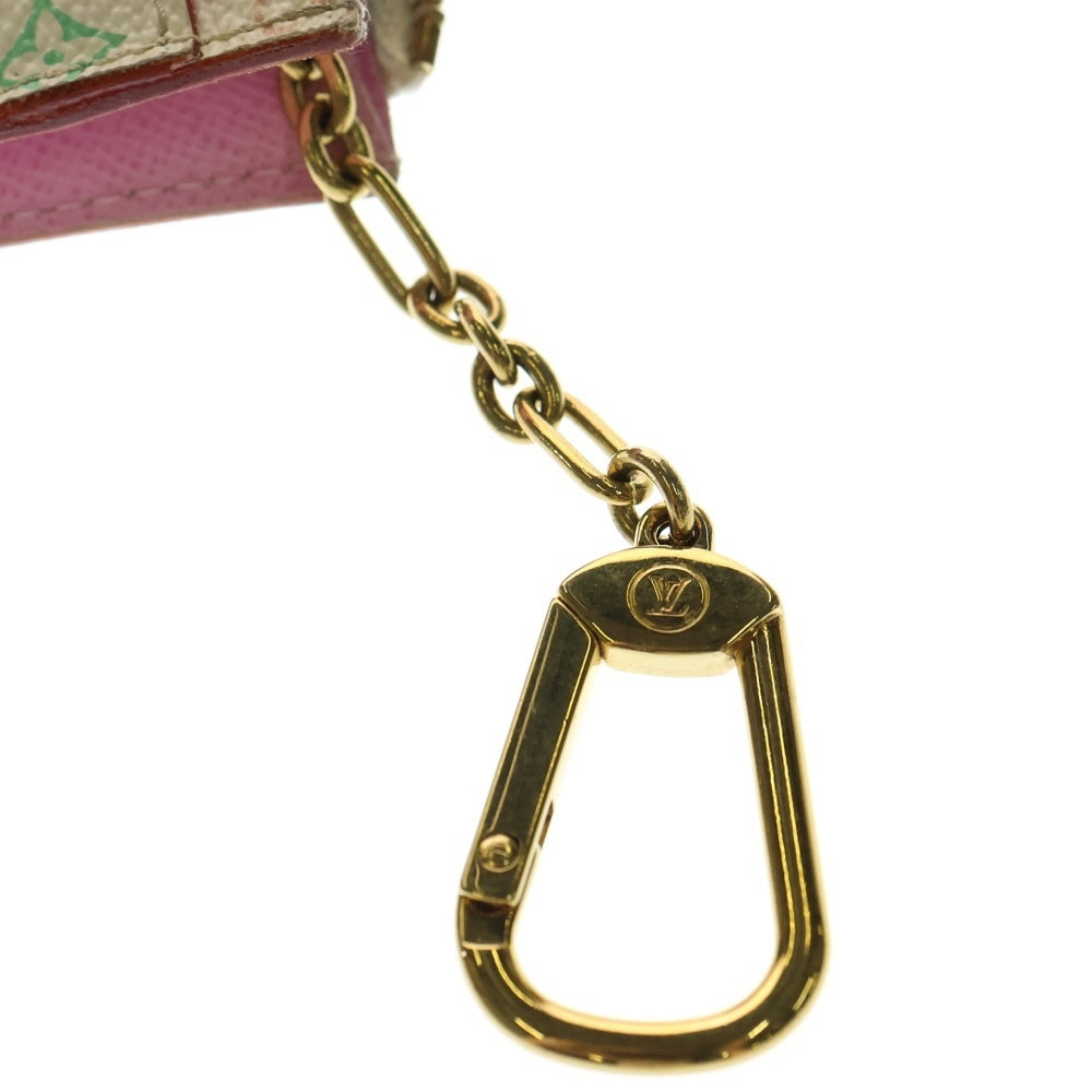 LOUIS VUITTON(ルイヴィトン) モノグラムマルチカラー ポシェットクレ コインケース 小銭入れ ホワイト PVCレザー M93734