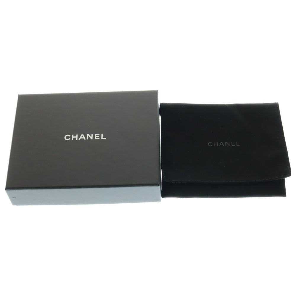 CHANEL(シャネル) マトラッセ スモール フラップ ウォレット 三つ折り財布 ピンク ラムスキン シルバー金具