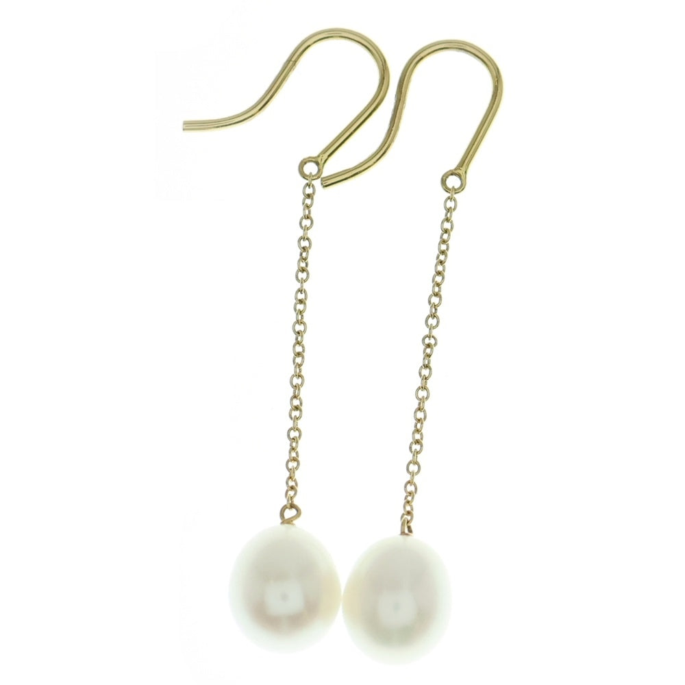 TIFFANY & Co.(ティファニー) エルサペレッティ バイヤザード チェーンパールピアス K18YG イエローゴールド