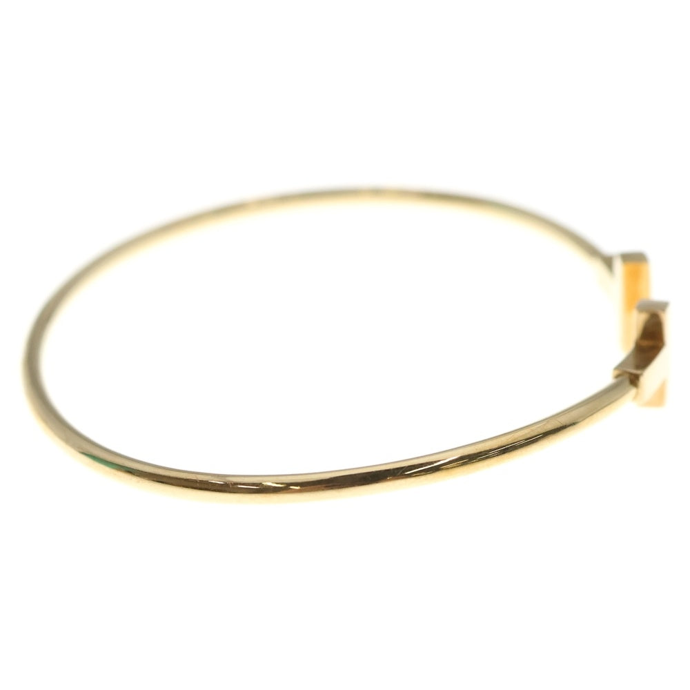 TIFFANY & Co.(ティファニー) Tワイヤー ブレスレット ピンクゴールド Au750PG バングル ジュエリー
