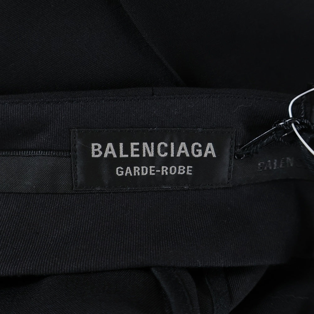 BALENCIAGA(バレンシアガ) ミニマル ラージ フィット パンツ ブラック ♯36 725515 TNT11