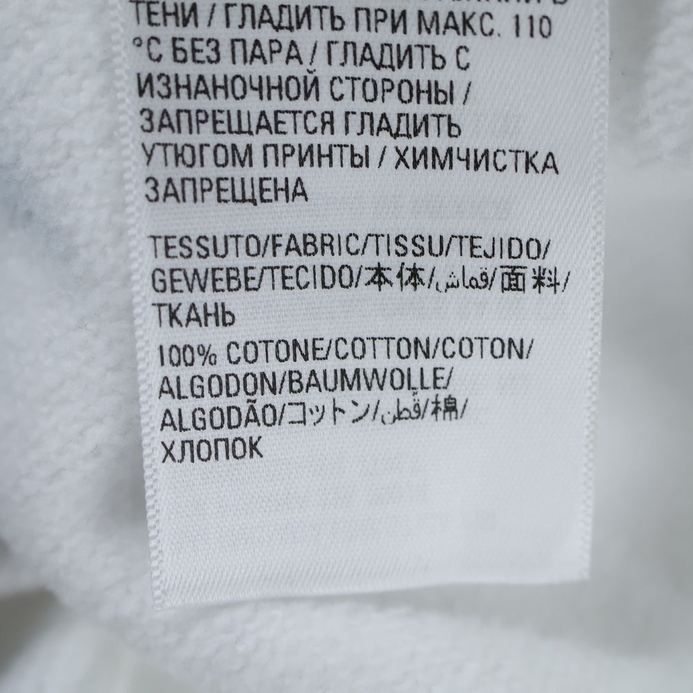 BALENCIAGA(バレンシアガ) World Food Program Hoodie ワールド フード プログラム ロゴプリント プルオーバースウェットパーカー フーディー ホワイト 600583