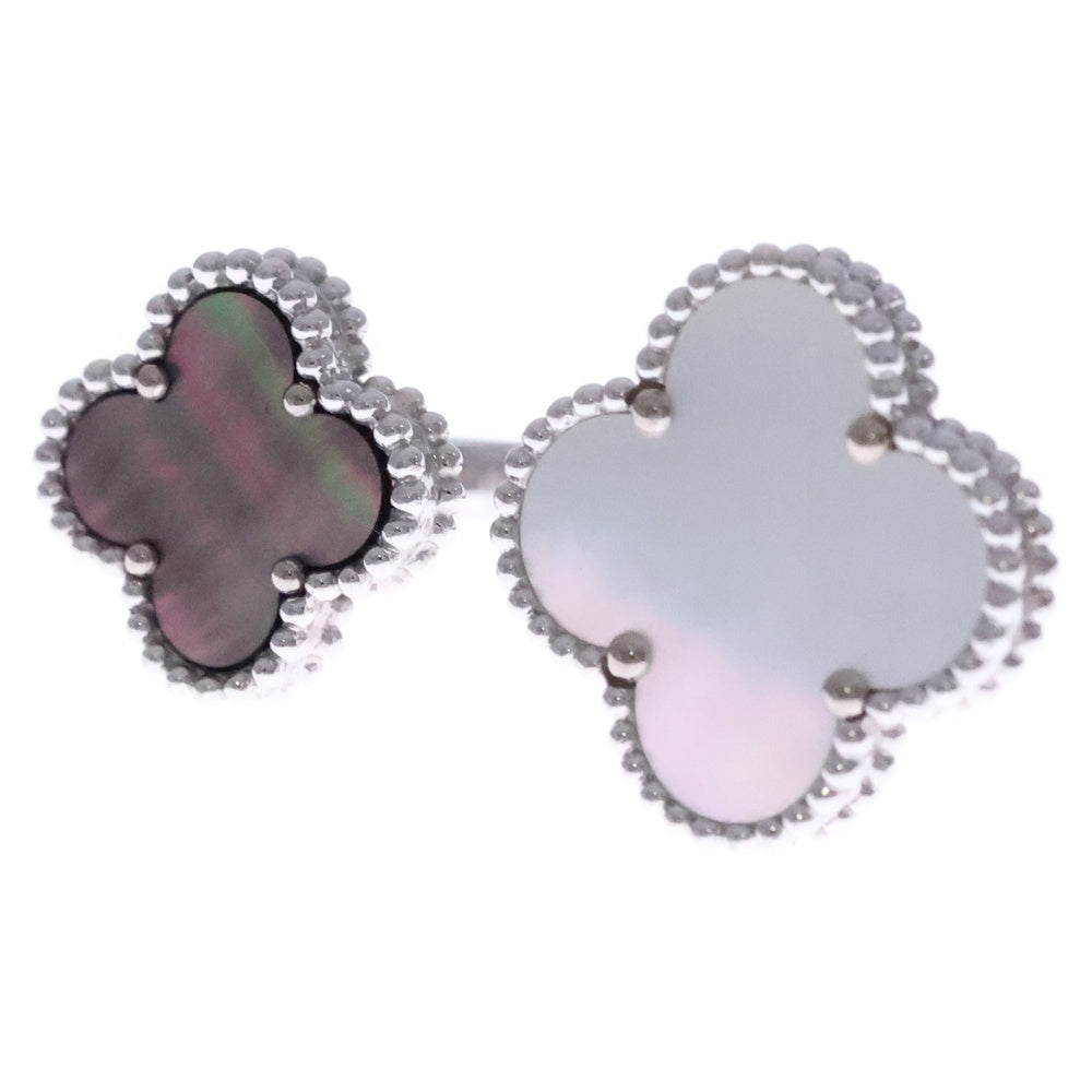 Van Cleef & Arpels(ヴァンクリーフアンドアーペル) マジックアルハンブラ アントレ レ ドア マザーオブパール ブラックマザーオブパール リング K18WG 52 VCARN05652