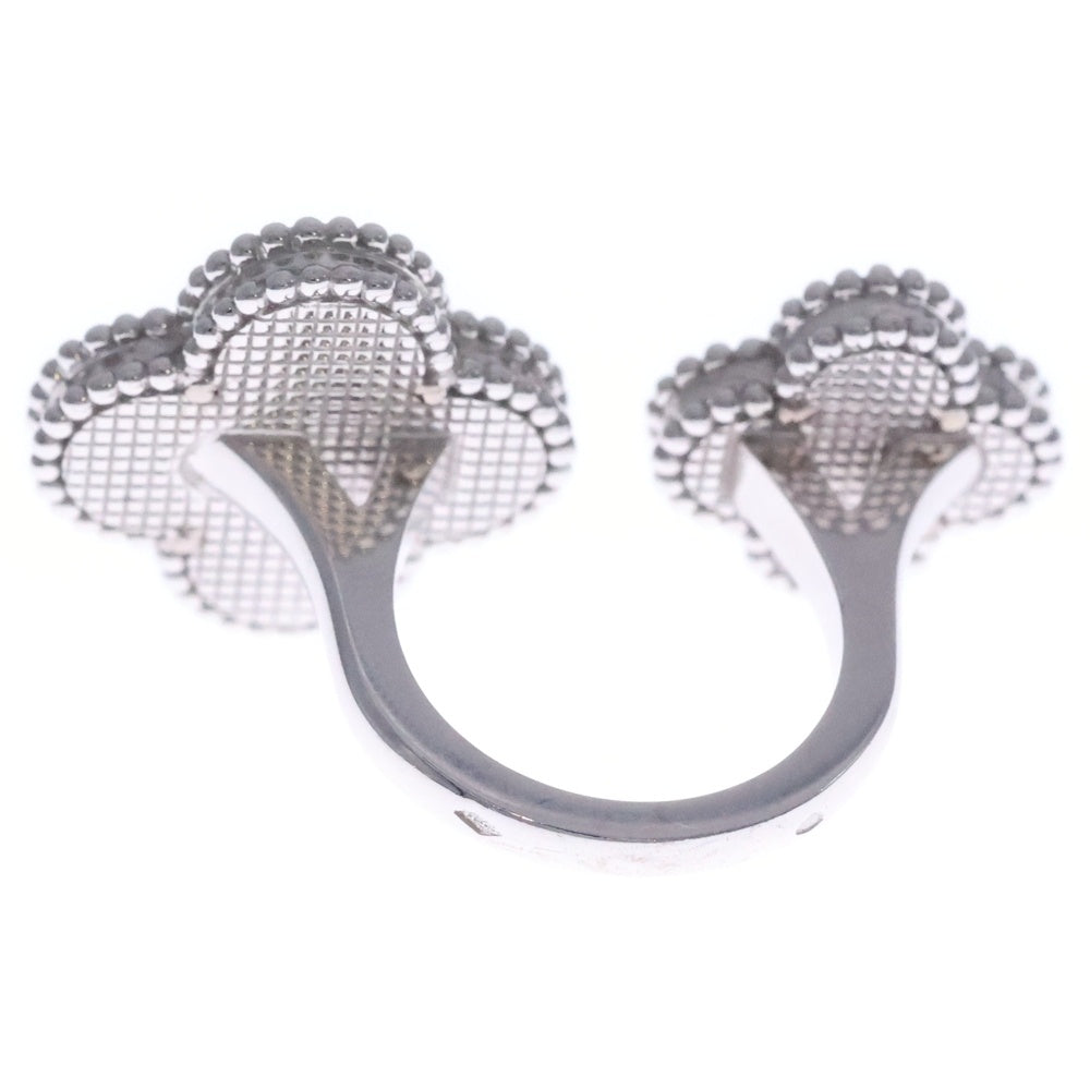 Van Cleef & Arpels(ヴァンクリーフアンドアーペル) マジックアルハンブラ アントレ レ ドア マザーオブパール ブラックマザーオブパール リング K18WG 52 VCARN05652