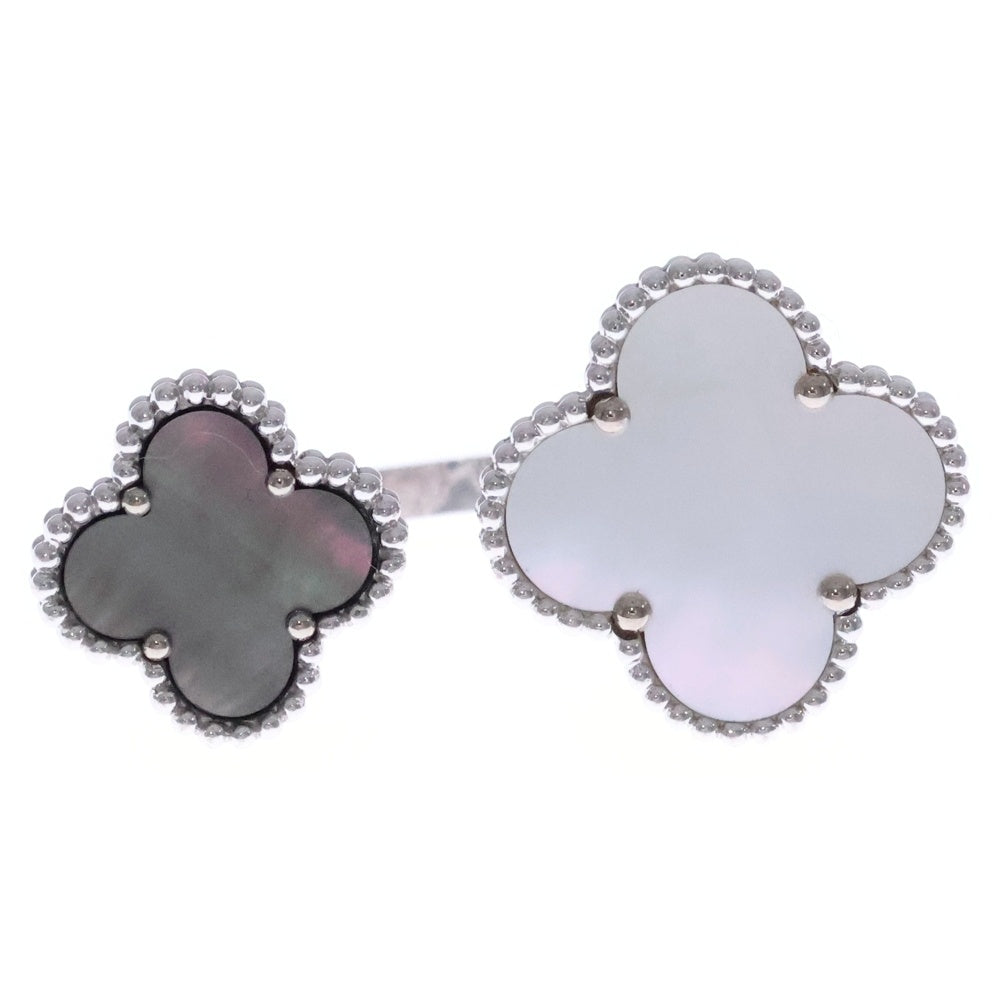 Van Cleef & Arpels(ヴァンクリーフアンドアーペル) マジックアルハンブラ アントレ レ ドア マザーオブパール ブラックマザーオブパール リング K18WG 52 VCARN05652