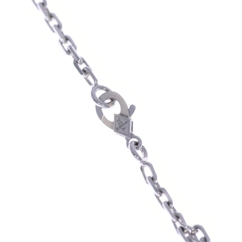 Van Cleef & Arpels(ヴァンクリーフアンドアーペル) マジックアルハンブラ 6モチーフ マザーオブパール ネックレス ホワイトゴールド K18WG VCARP3TK00 ジュエリー