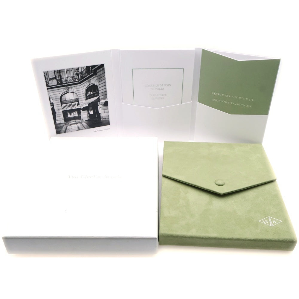 Van Cleef & Arpels(ヴァンクリーフアンドアーペル) マジックアルハンブラ 6モチーフ マザーオブパール ネックレス ホワイトゴールド K18WG VCARP3TK00 ジュエリー