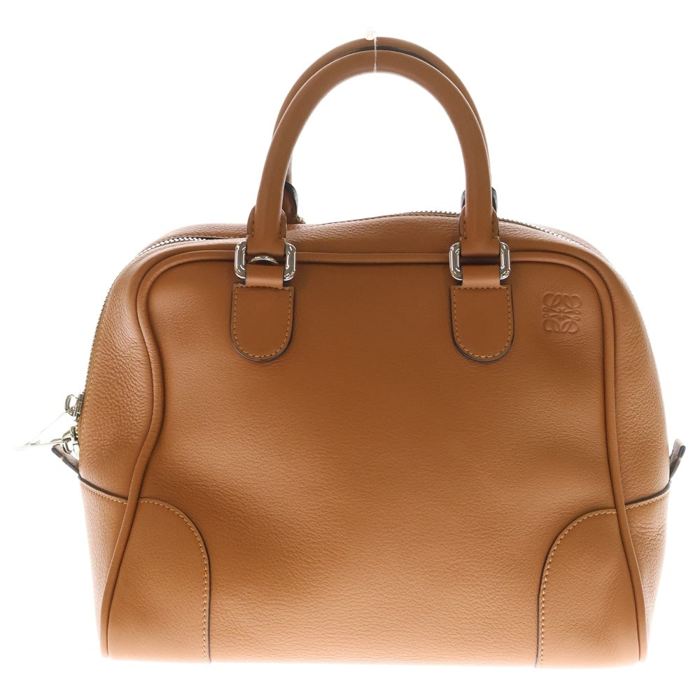 LOEWE(ロエベ) アマソナ75 2wayハンドバッグ ショルダーバッグ ブラウン レザー
