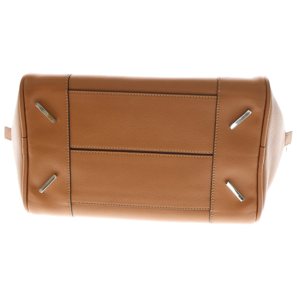 LOEWE(ロエベ) アマソナ75 2wayハンドバッグ ショルダーバッグ ブラウン レザー