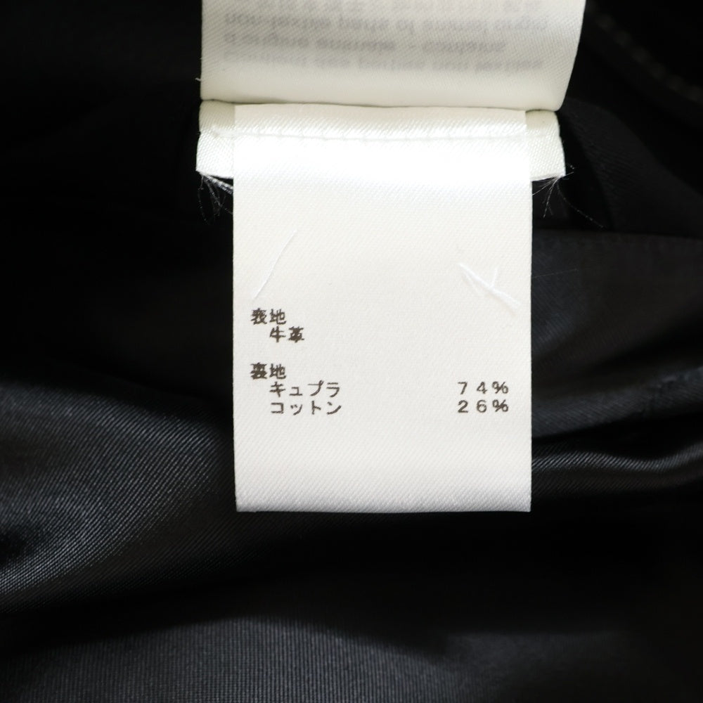 LOUIS VUITTON(ルイヴィトン) 23SS LV Frequency Chic Leather Blouson フリークエンシー シック モノグラム 刺繍 レザーブルゾン ジャケット ブラック RM2319 VN6 HOL10E