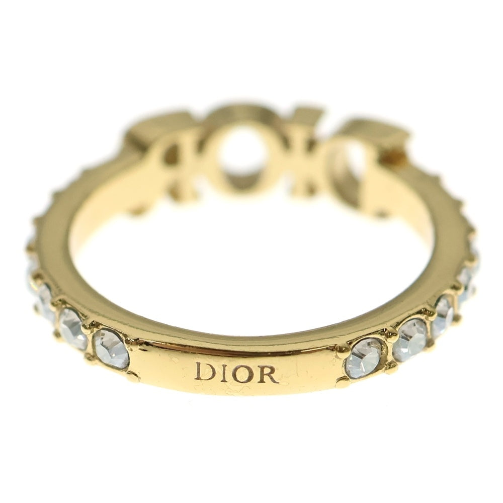 Dior GP ラインストーン ディオレボリューション ロゴ リング 中古・古着通販】Christian Dior (クリスチャン ディオール) GP ライン