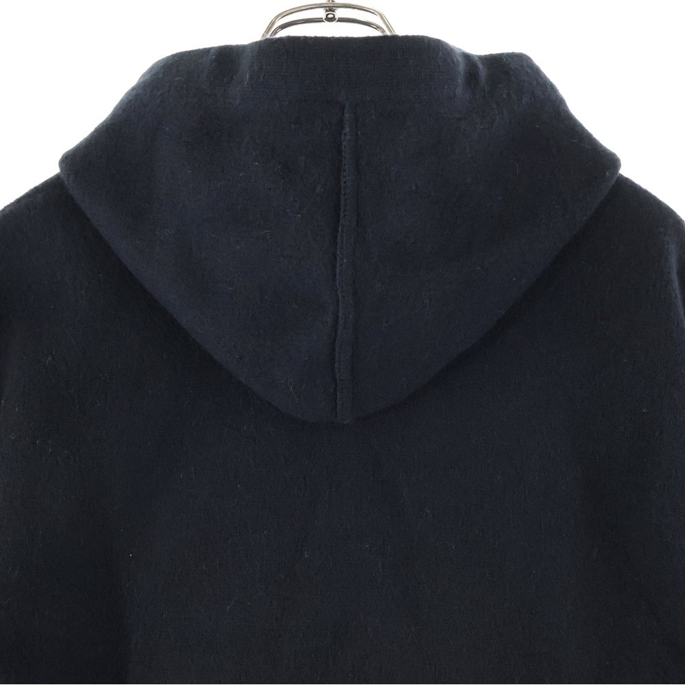 ami paris(アミパリス) Ami de Coeur アミ ドゥ クール ハートロゴジャガード ウール ニット プルオーバー パーカー フーディー セーター ブラック UKS802.018