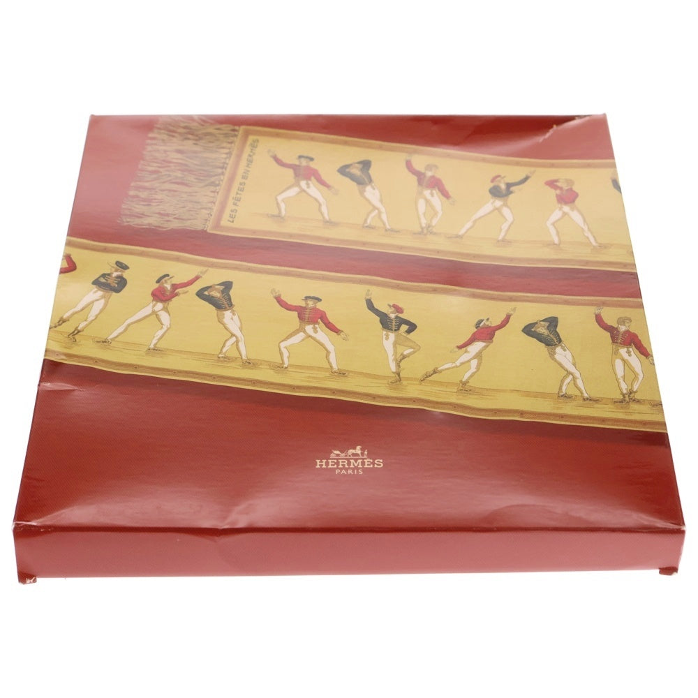 HERMES(エルメス) カレ90 木の伝説 シルクスカーフ ピンク