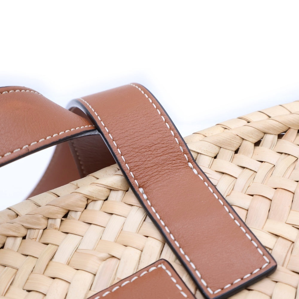 LOEWE(ロエベ) アナグラムレザーパッチ かごバッグ バスケット