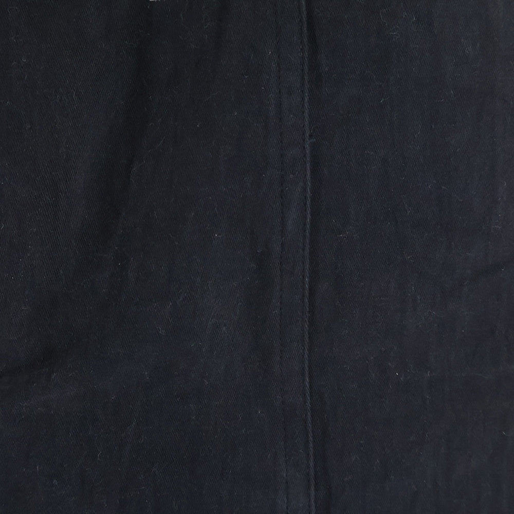 SAINT LAURENT PARIS(サンローランパリ) ベルトループ付コットンデニムタイトスカート ブラック 489412 Y094R