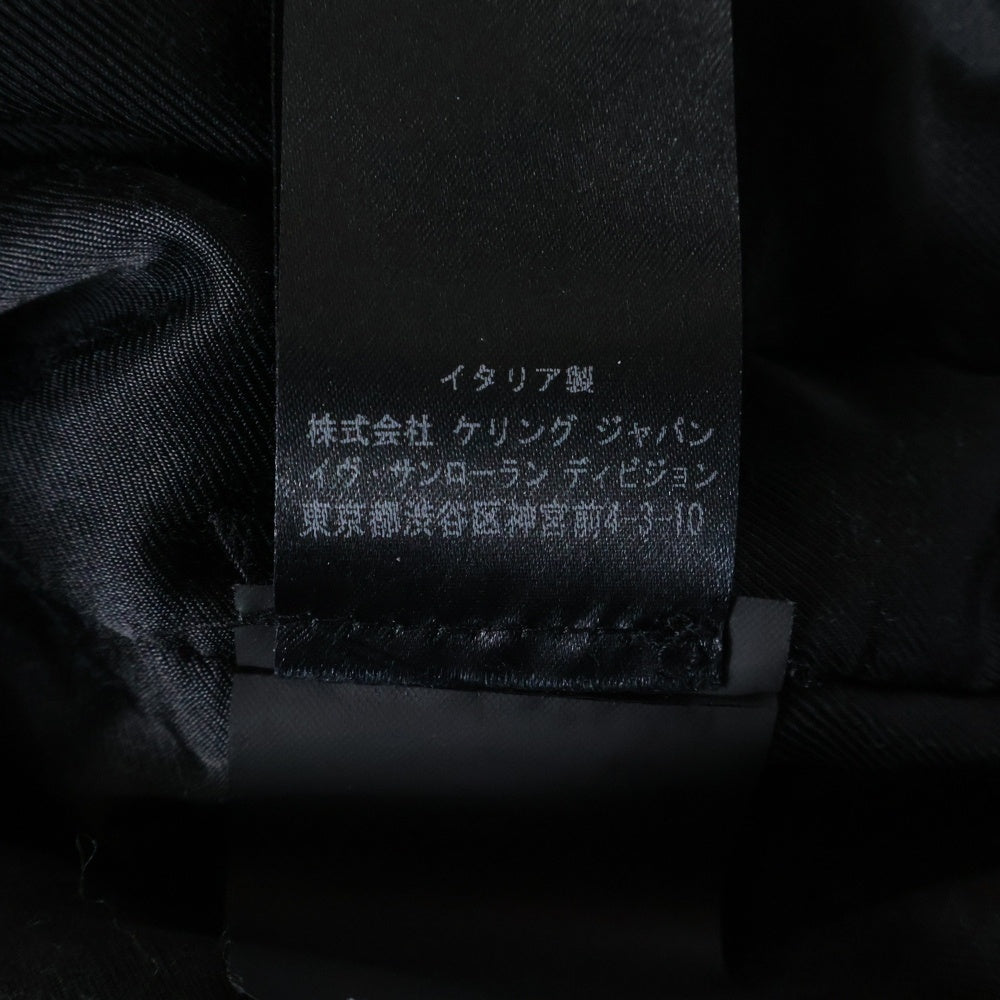 Yves Saint Laurent ネイビー ボンバージャケット SAINT LAURENT PARIS】サンローランパリ『ボンバージャケット sizeF34