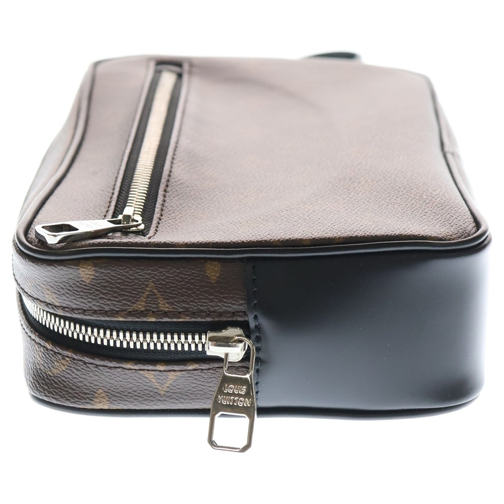 LOUIS VUITTON(ルイヴィトン) モノグラム ポシェットカサイ レザークラッチバッグ セカンドバッグ ブラウン M42838 レディース