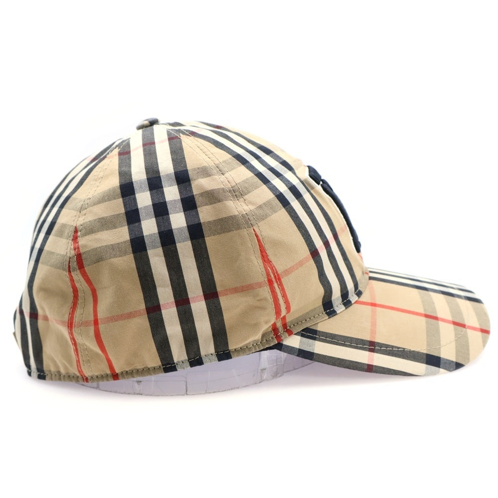 BURBERRY(バーバリー) TBモノグラム ヴィンテージチェック キャップ ベージュ コットン 帽子