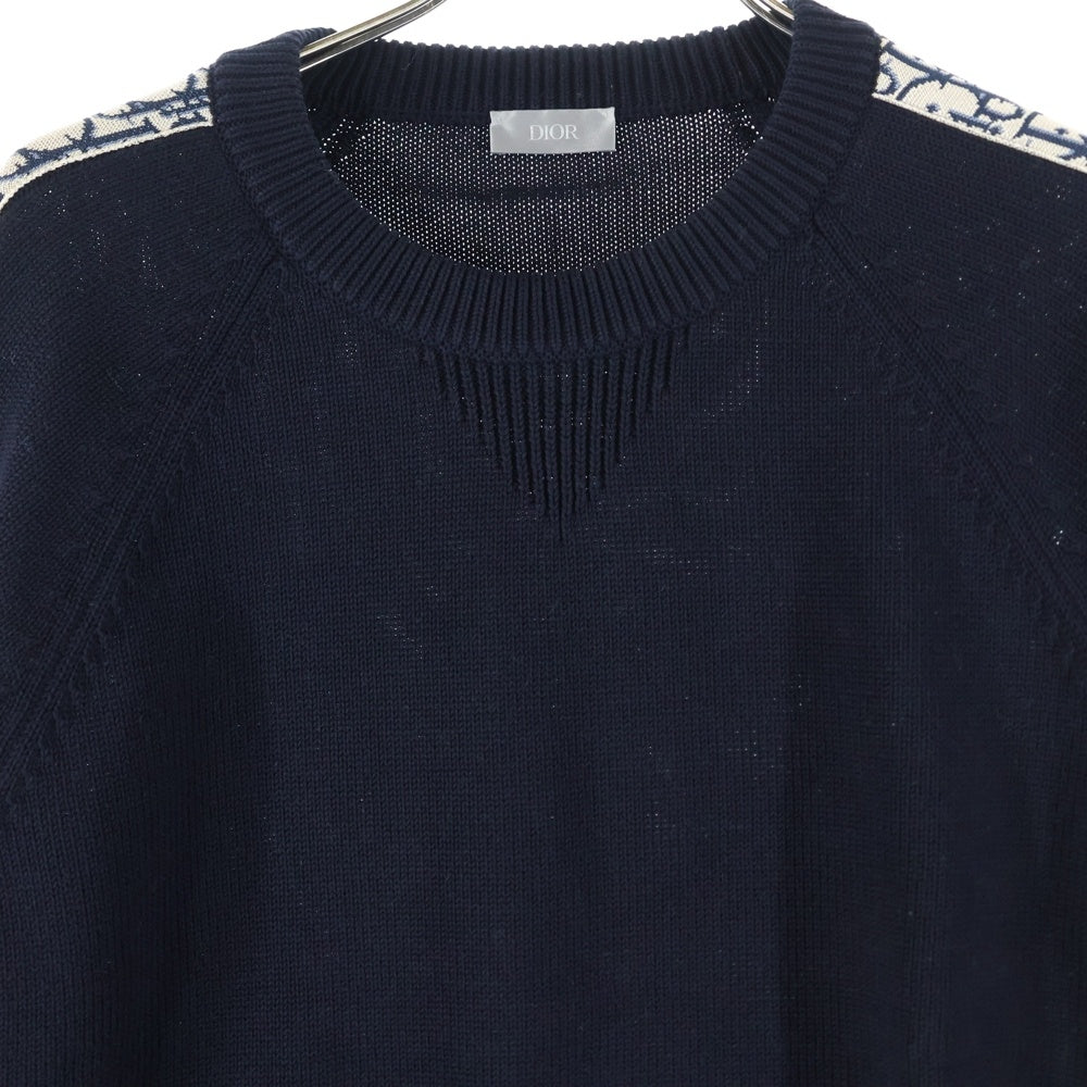 DIOR(ディオール) オブリーク ジャガード柄 切り替え コットン クルー