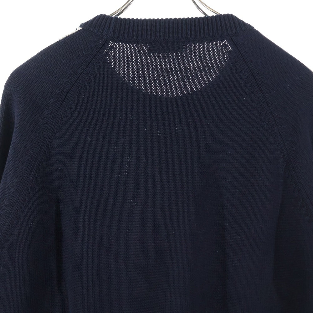 DIOR(ディオール) オブリーク ジャガード柄 切り替え コットン クルー