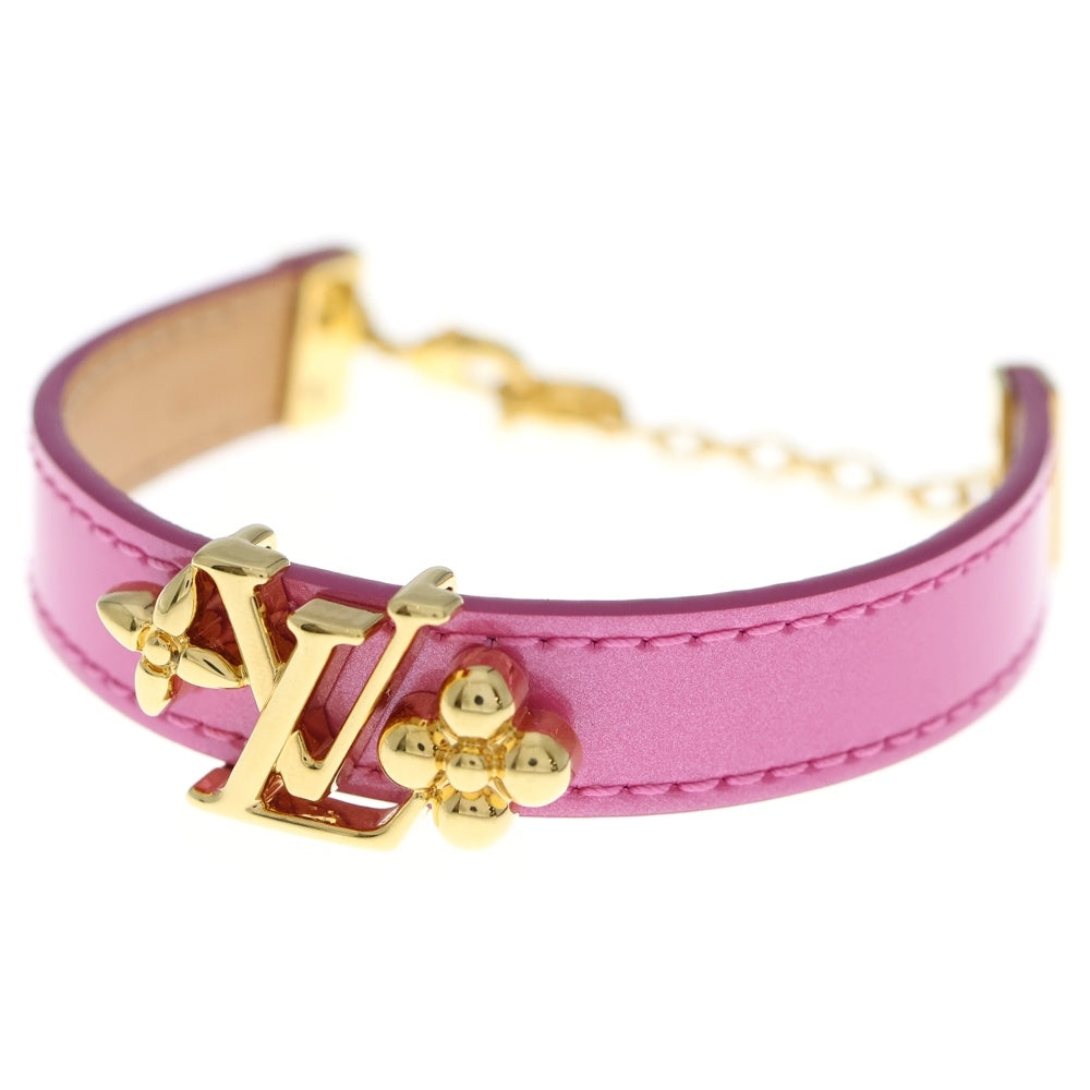 LOUIS VUITTON(ルイヴィトン) LVグラム ブラスレ ピンク パテント レザー ブレスレット バングル M8535Z レディース