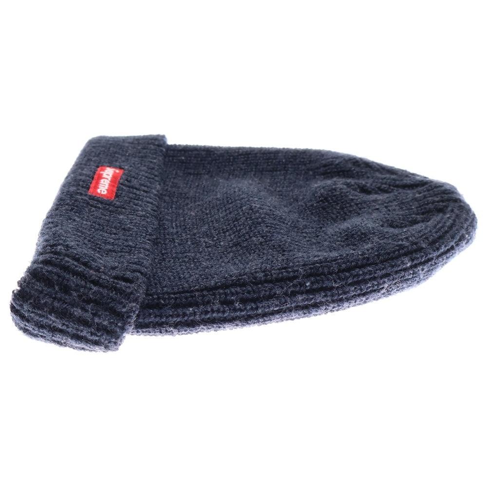 SUPREME(シュプリーム) 17AW Heather Loose Gauge Beanie ヘザー ルーズ ゲージ ビーニー ニットキャップ 帽子 ネイビー