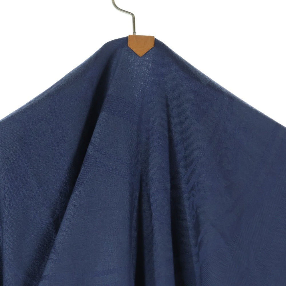 HERMES(エルメス) エクスリブリス 総柄ジャガード シルク混 カシミヤ