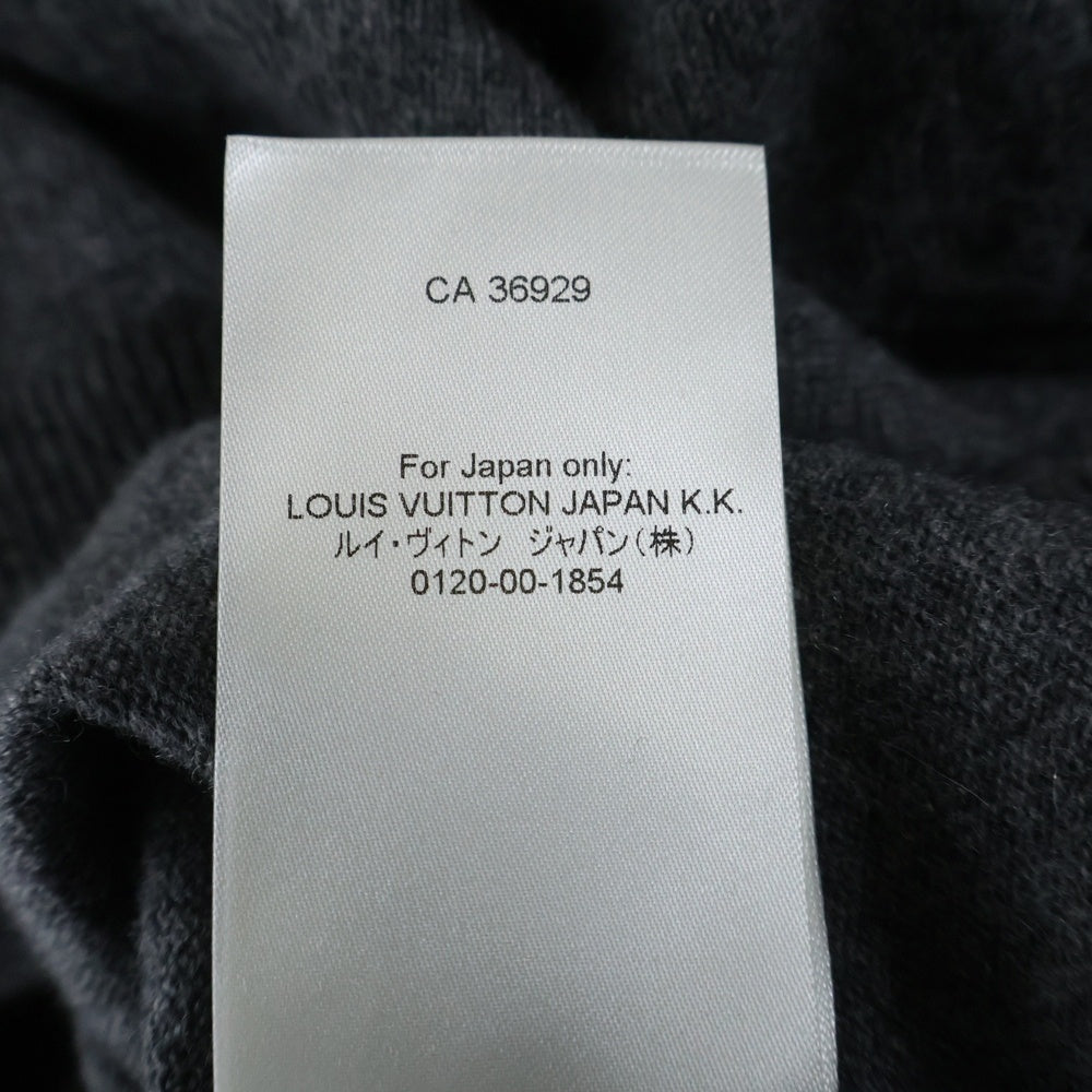 LOUIS VUITTON(ルイヴィトン) 23SS LVエンボスロゴ シルク混 カシミヤ