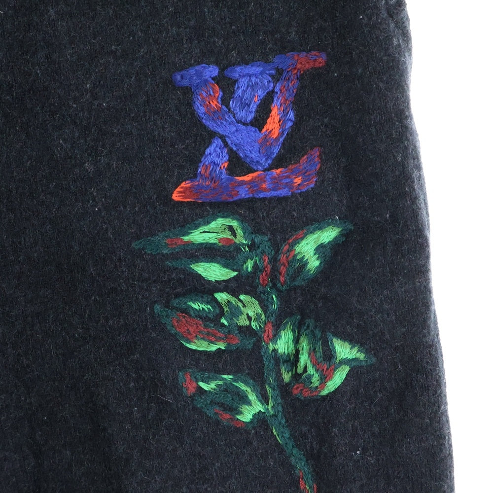 LOUIS VUITTON(ルイヴィトン) 22SS LVロゴ刺繍 ウールニット トラック 