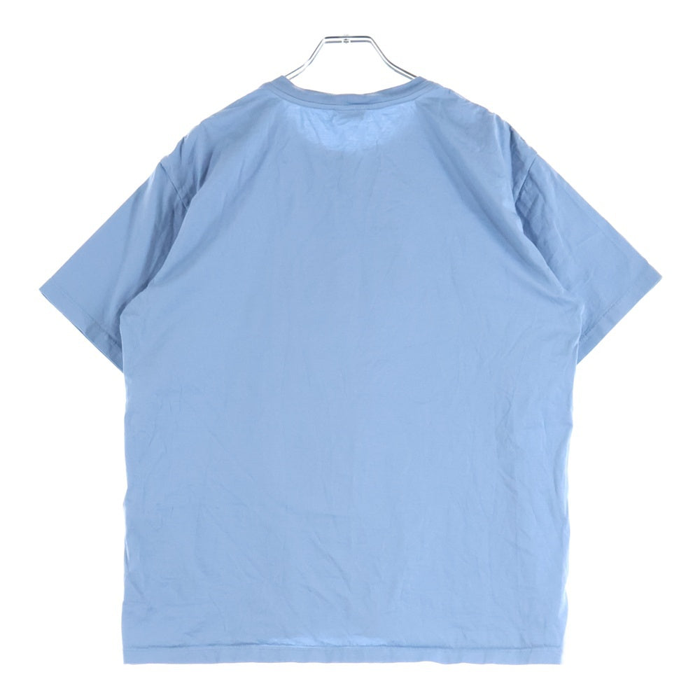 CELINE(セリーヌ) ロゴプリント クルーネック 半袖Tシャツ カットソー ライトブルー 2X681671Q.05WL