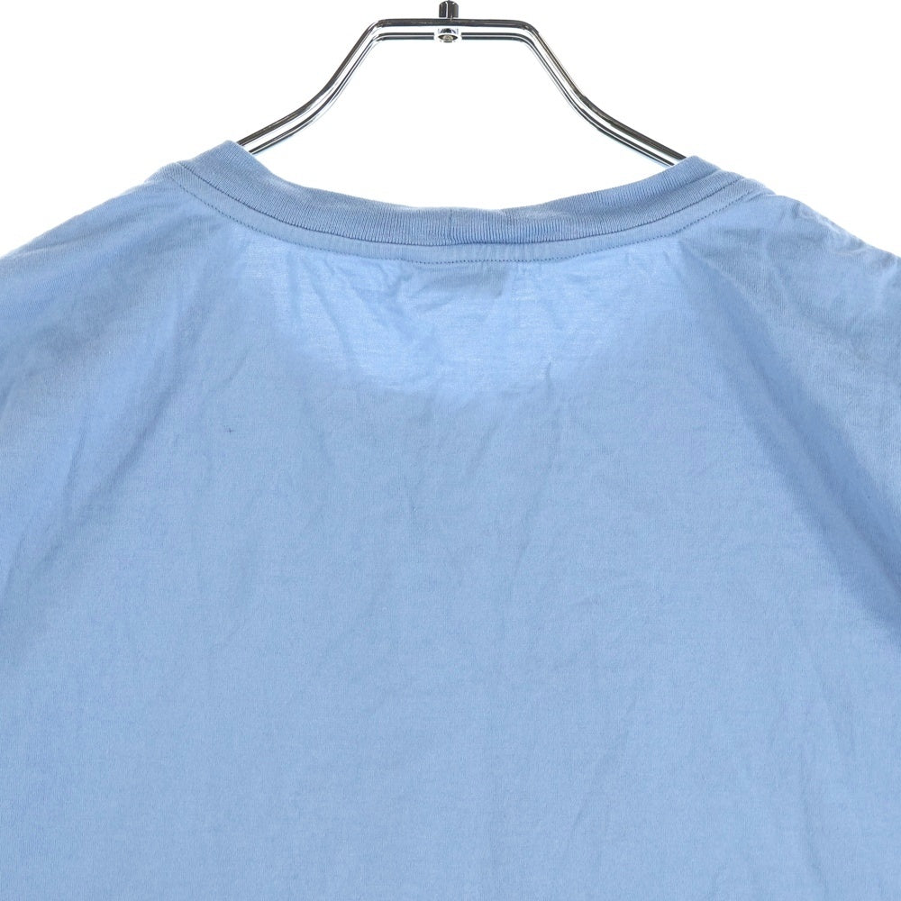 CELINE(セリーヌ) ロゴプリント クルーネック 半袖Tシャツ カットソー ライトブルー 2X681671Q.05WL