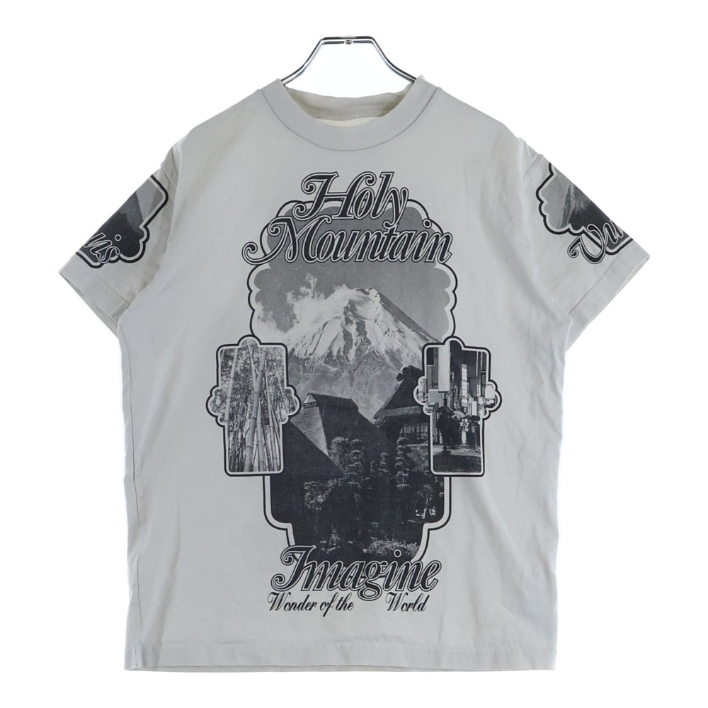 LOUIS VUITTON(ルイヴィトン) 19AW Holy Mountain ホーリーマウンテン グラフィックプリント クルーネック 半袖Tシャツ カットソー ライトグレー RM192M NPG HHY01W
