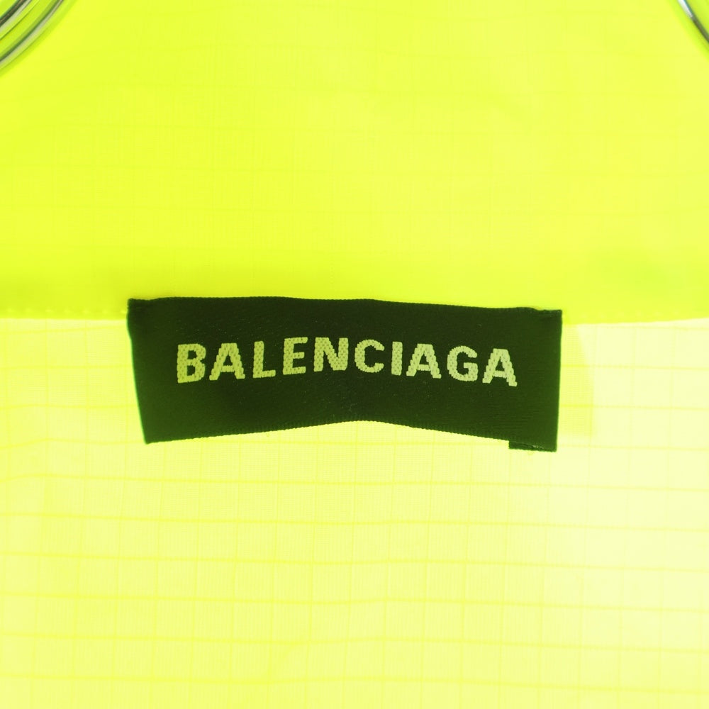 BALENCIAGA(バレンシアガ) ポプリン トラック ジップアップ ナイロン ジャケット ブルゾン イエロー