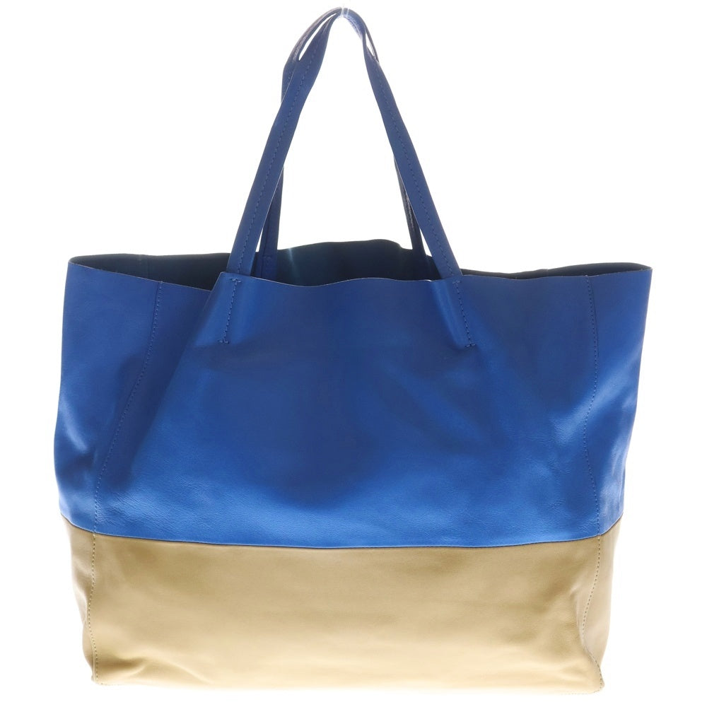 CELINE セリーヌ レザーハンドバッグ ブルー 系 上品カラー CELINE（セリーヌ） 送料無料 トートバッグ ハンドバッグ ラゲージ