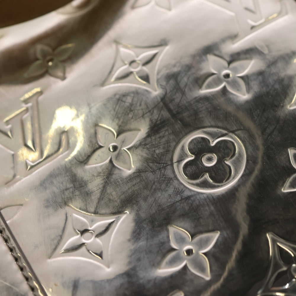 LOUIS VUITTON(ルイヴィトン) LVミラー ネオPDV ブリーフケース ビジネスバッグ ハンドバッグ シルバー×ブラウン レザー M58755 シルバー金具 レディース