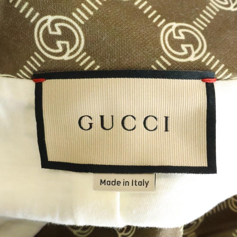 GUCCI(グッチ) インターロッキングG 総柄 シェリーライン クロップド