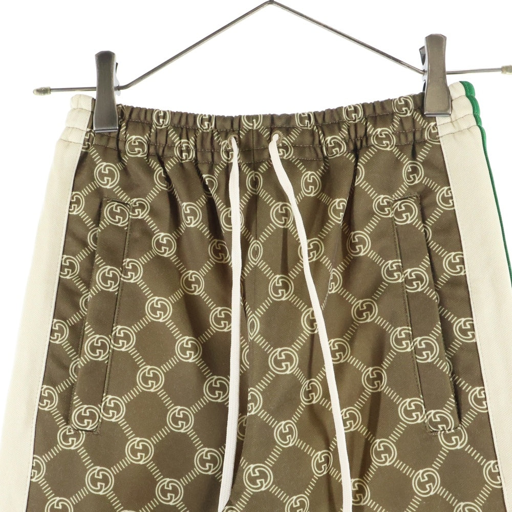 GUCCI スカート シェリーライン　カット　メッシュ GUCCI(グッチ) インターロッキングG 総柄 シェリーライン スナップ