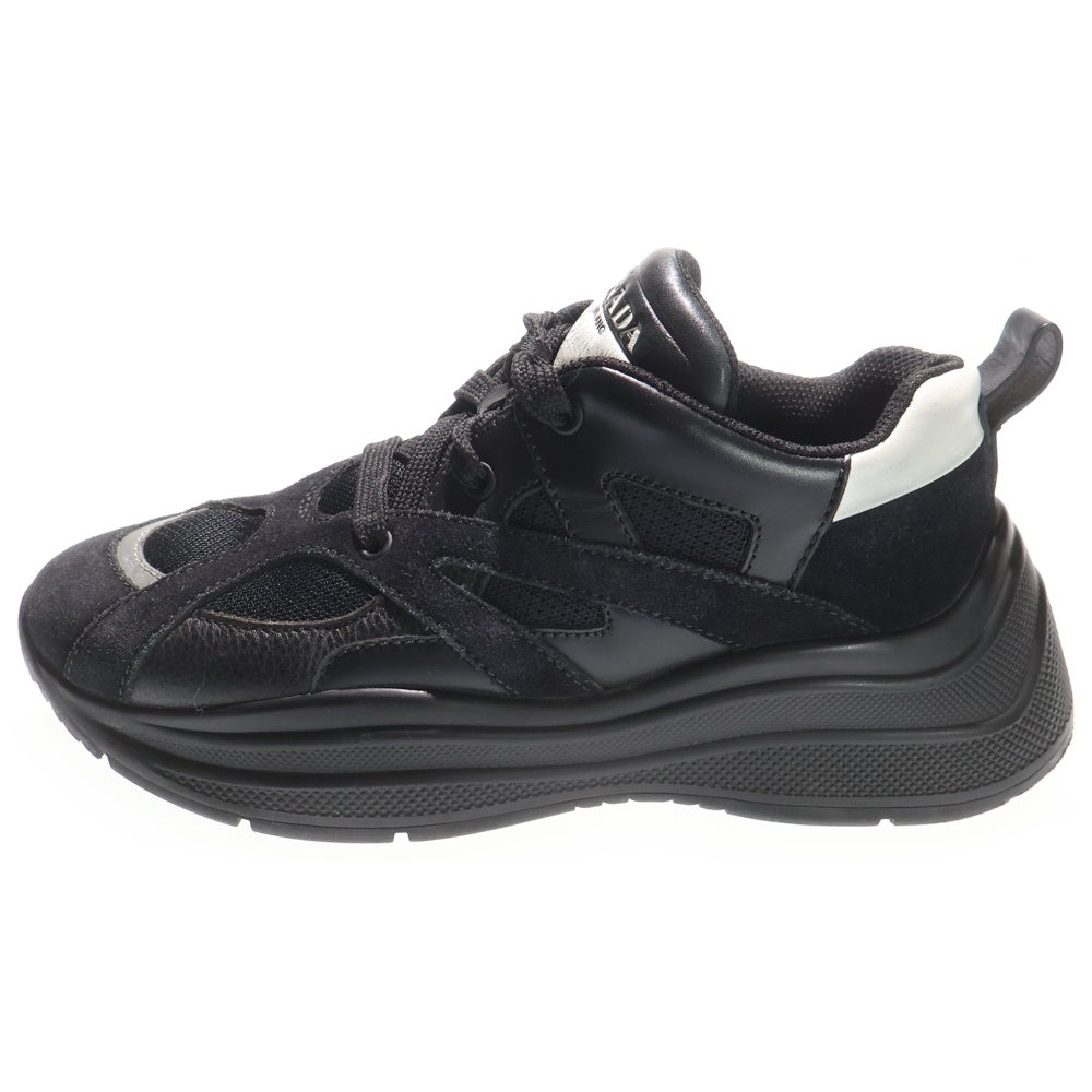 PRADA(プラダ) Chunky Platform Sneakers チャンキープラットフォームスニーカー ブラック 1E909L レディース