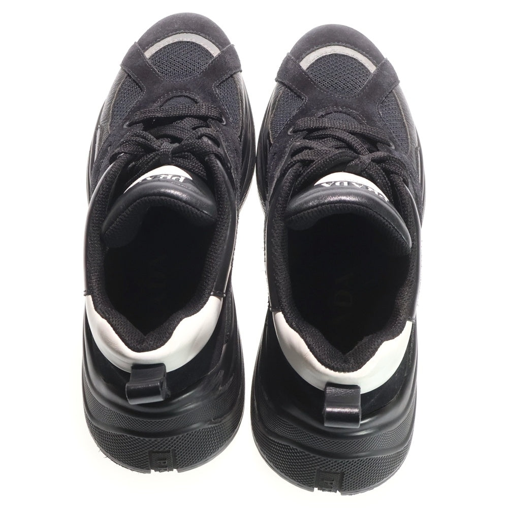 PRADA(プラダ) Chunky Platform Sneakers チャンキープラットフォームスニーカー ブラック 1E909L レディース