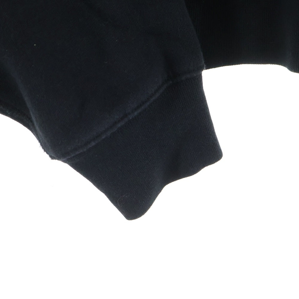 MONCLER(モンクレール) 20AW ワッペン バックロゴプリント プルオーバースウェットパーカー フーディー ブラック F20938G75210 V8186 レディース